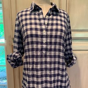 Plaid Talbots Blouse